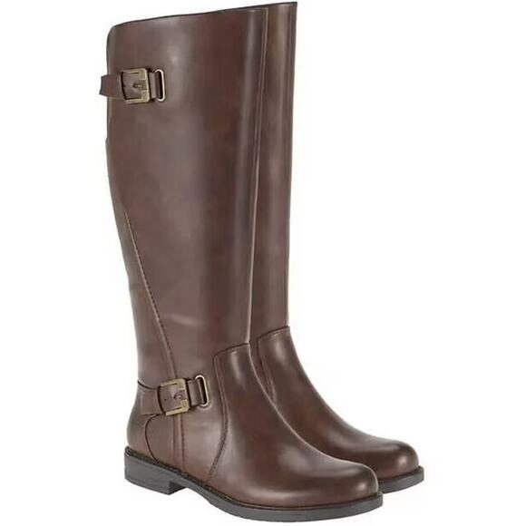 Baretraps Carmen Tall Women's Riding Boots Brown New in Box  Size 7 - Picture 3 of 9